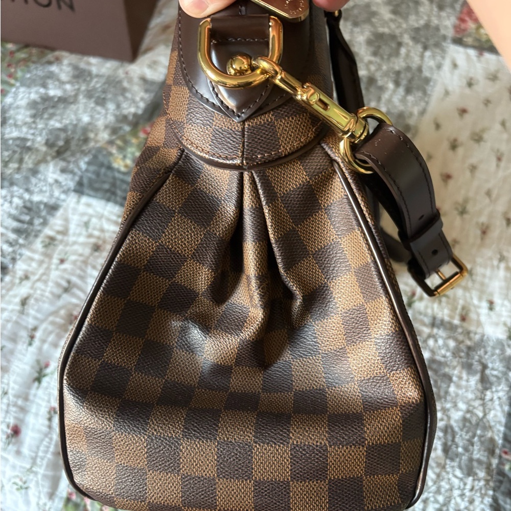 Louis Vuitton Brown Checkered Shoulder Bag TREVI GM - Picture 8 of 16